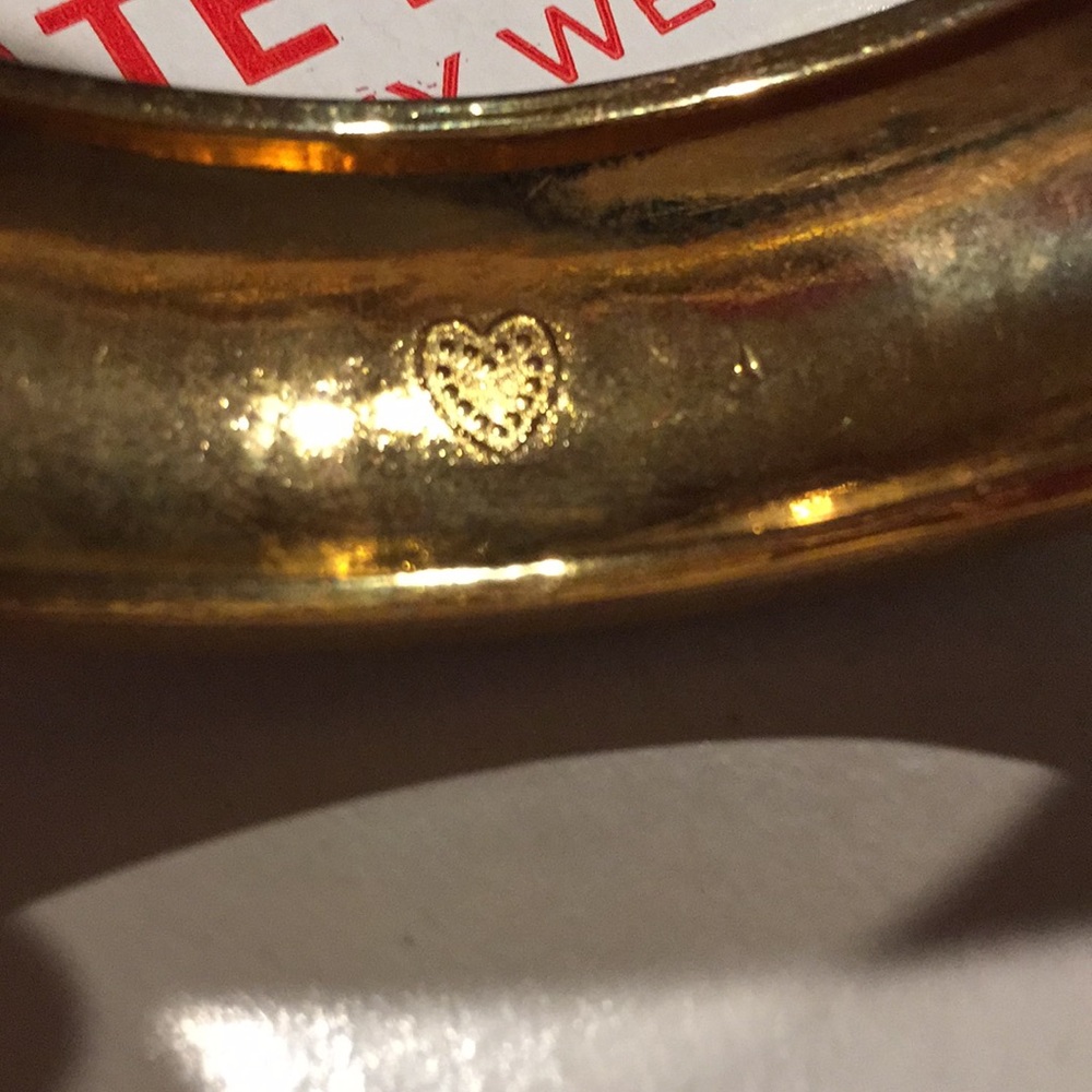 Exquisite Statement Bangle Gold/Cream/Clearcrystal - image 5